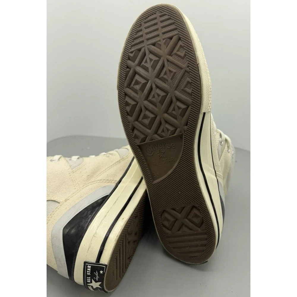 Converse Cons Taylor 70 E260 High Top 166463C Ivory White/Black Mens Size 8.5